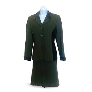 Kasper Wool Skirt Suit